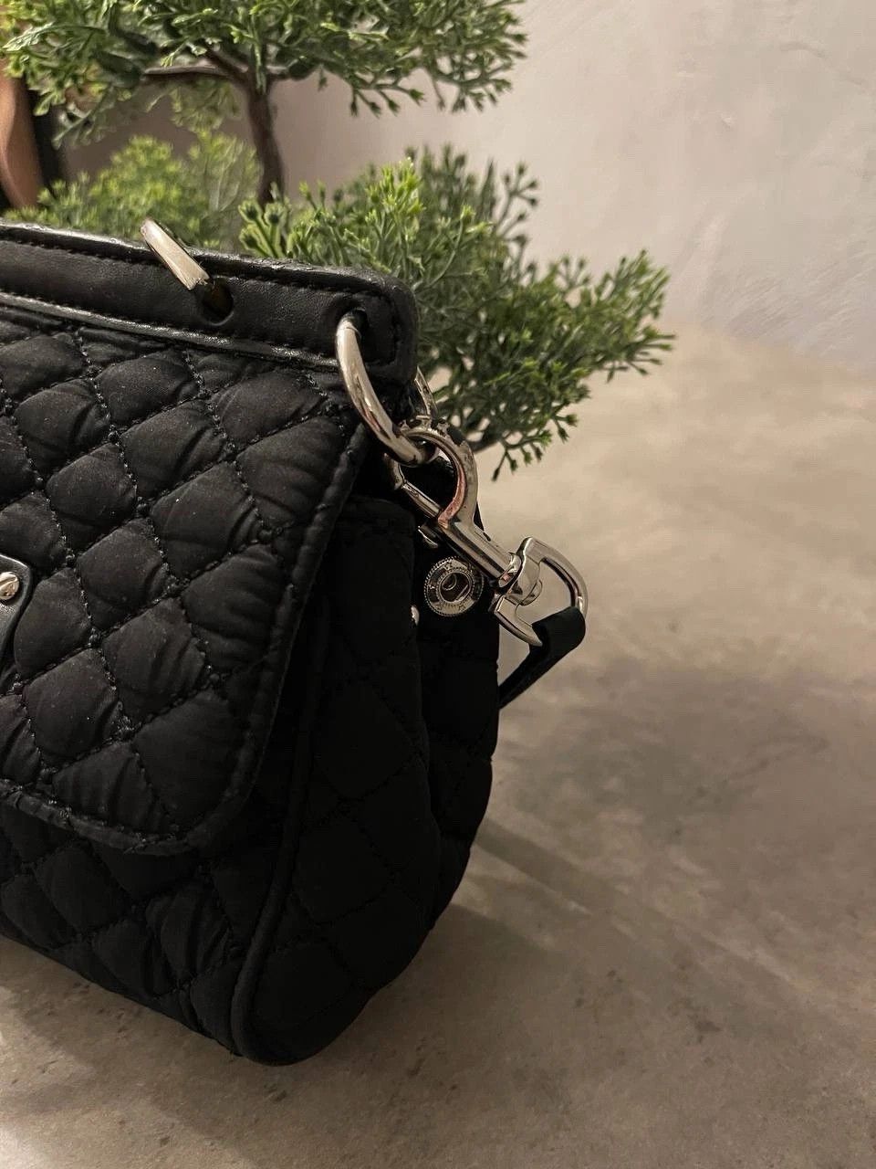 Dolce & Gabbana Vintage Dolce & Gabanna Nylon mini Bucket Bag Black Quilted Size ONE SIZE - 7 Thumbnail