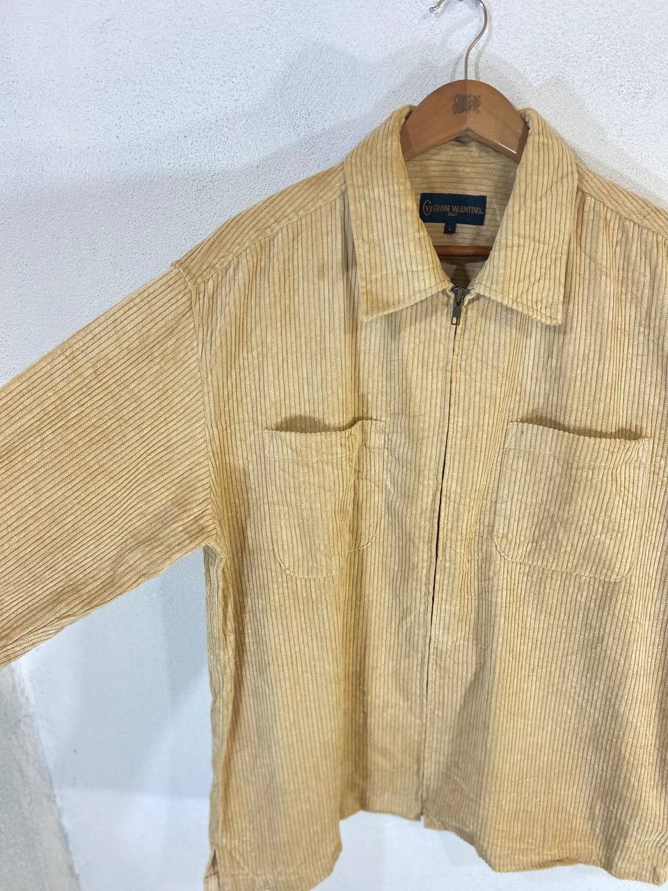 Gianni Valentino vintage gianni valentino corduroy velvet zipper jacket Size US L / EU 52-54 / 3 - 6 Thumbnail