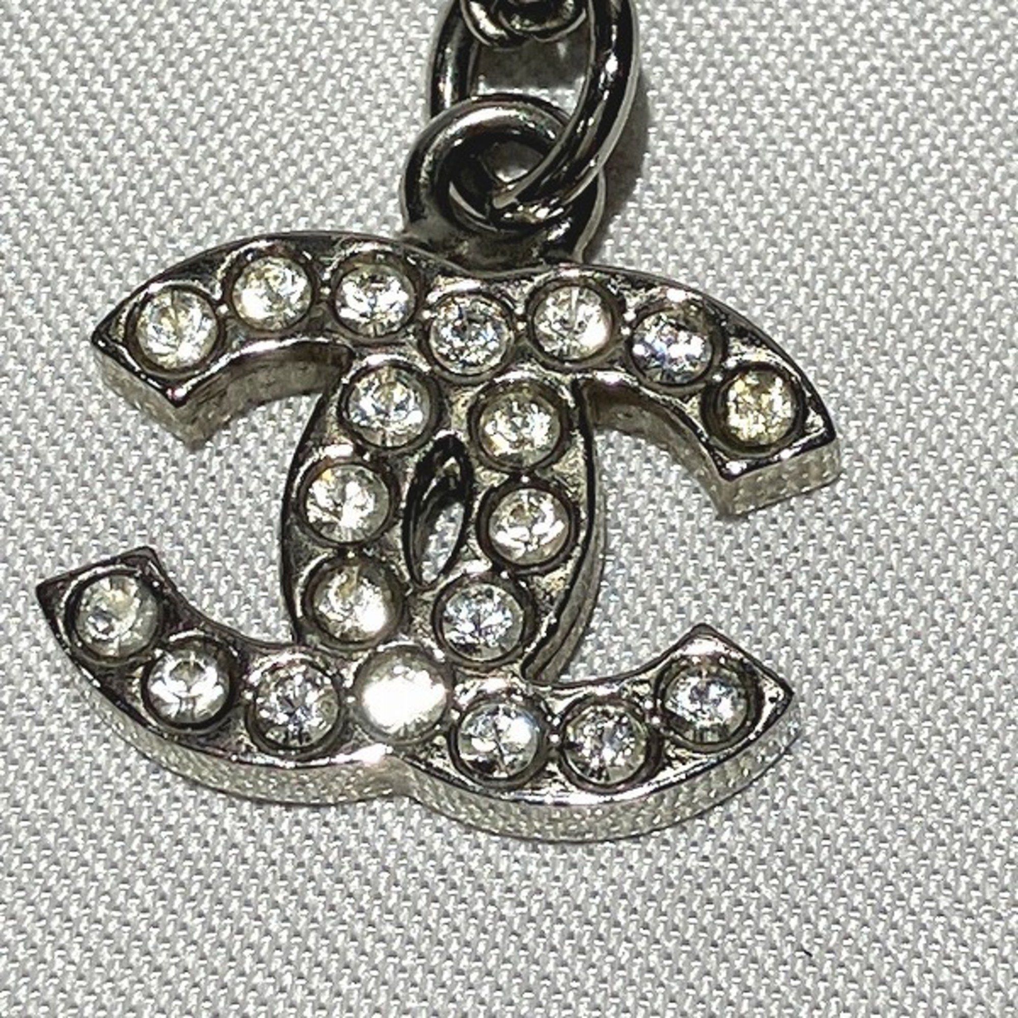 image of Chanel Cocomark Rhinestone Necklace Brand Accessories Women's