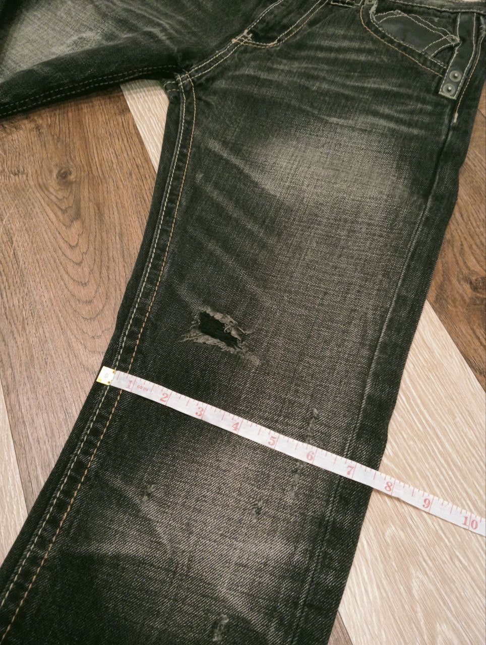 If Six Was Nine TRIM JAPAN DISTRESSED JEANS Size US 30 / EU 46 - 16 Thumbnail