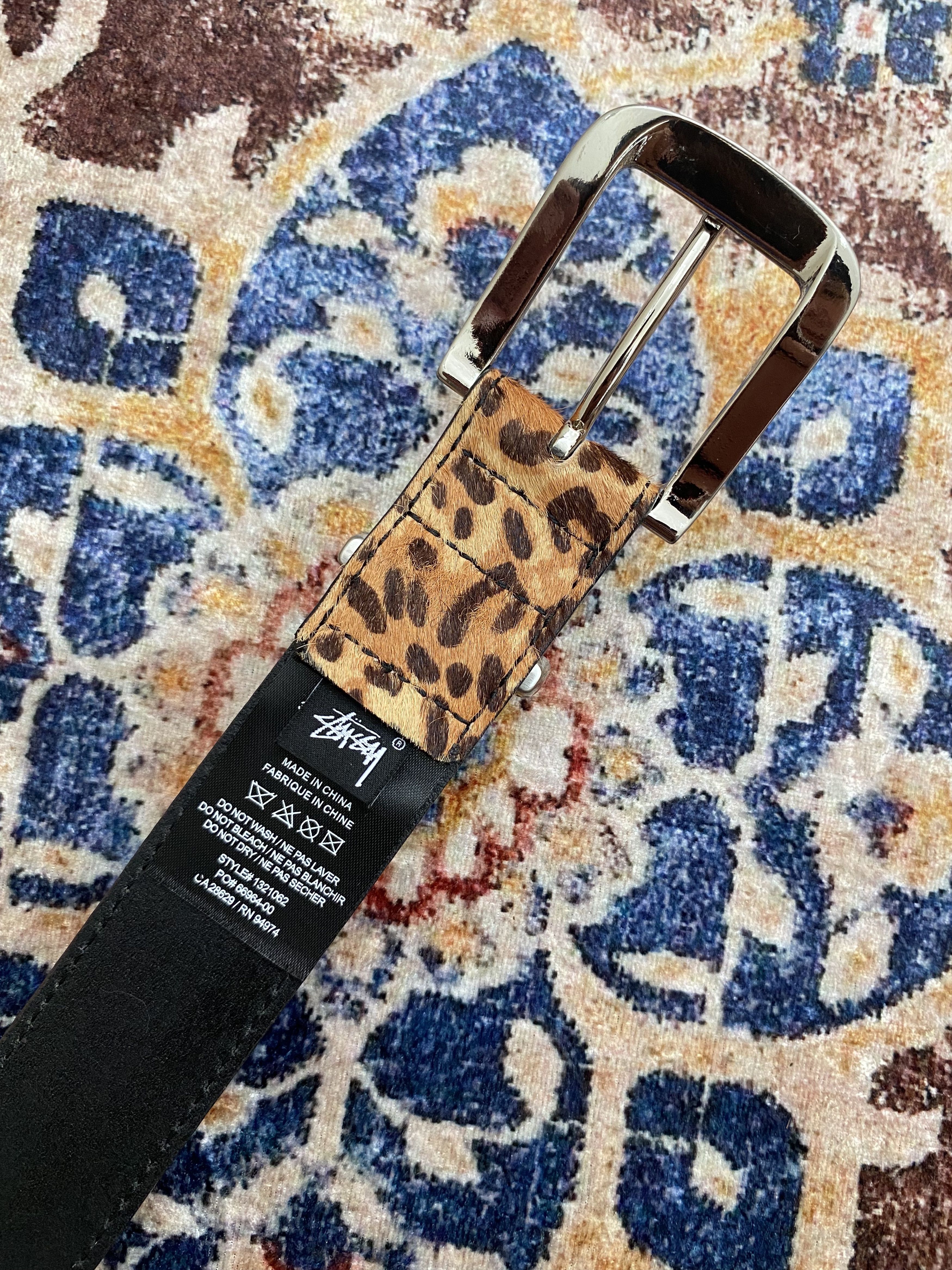 7*様 Stussy MIXED ANIMAL PRINT BELT MIXED ANIMAL PRINT BELT | Parallel