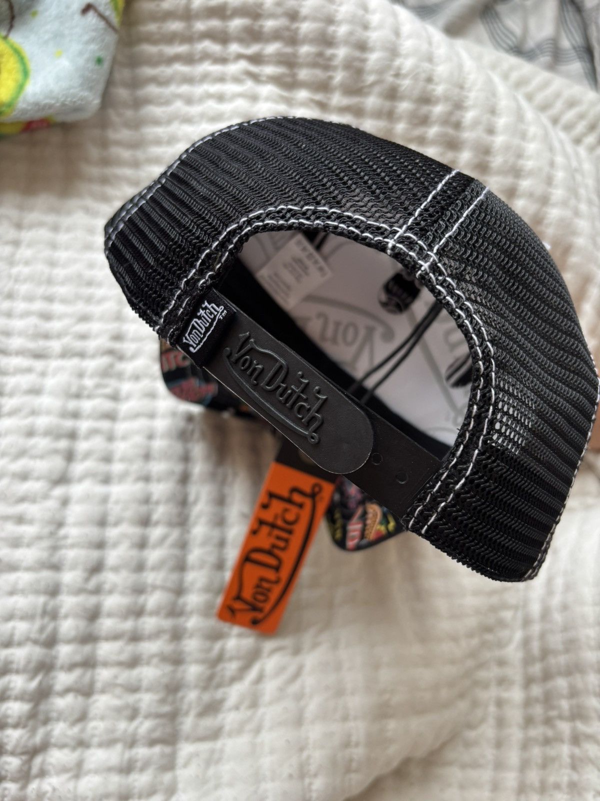 Von Dutch Von Dutch Trucker Hat – Y2K Patchwork (New With Tags) Size ONE SIZE - 5 Thumbnail