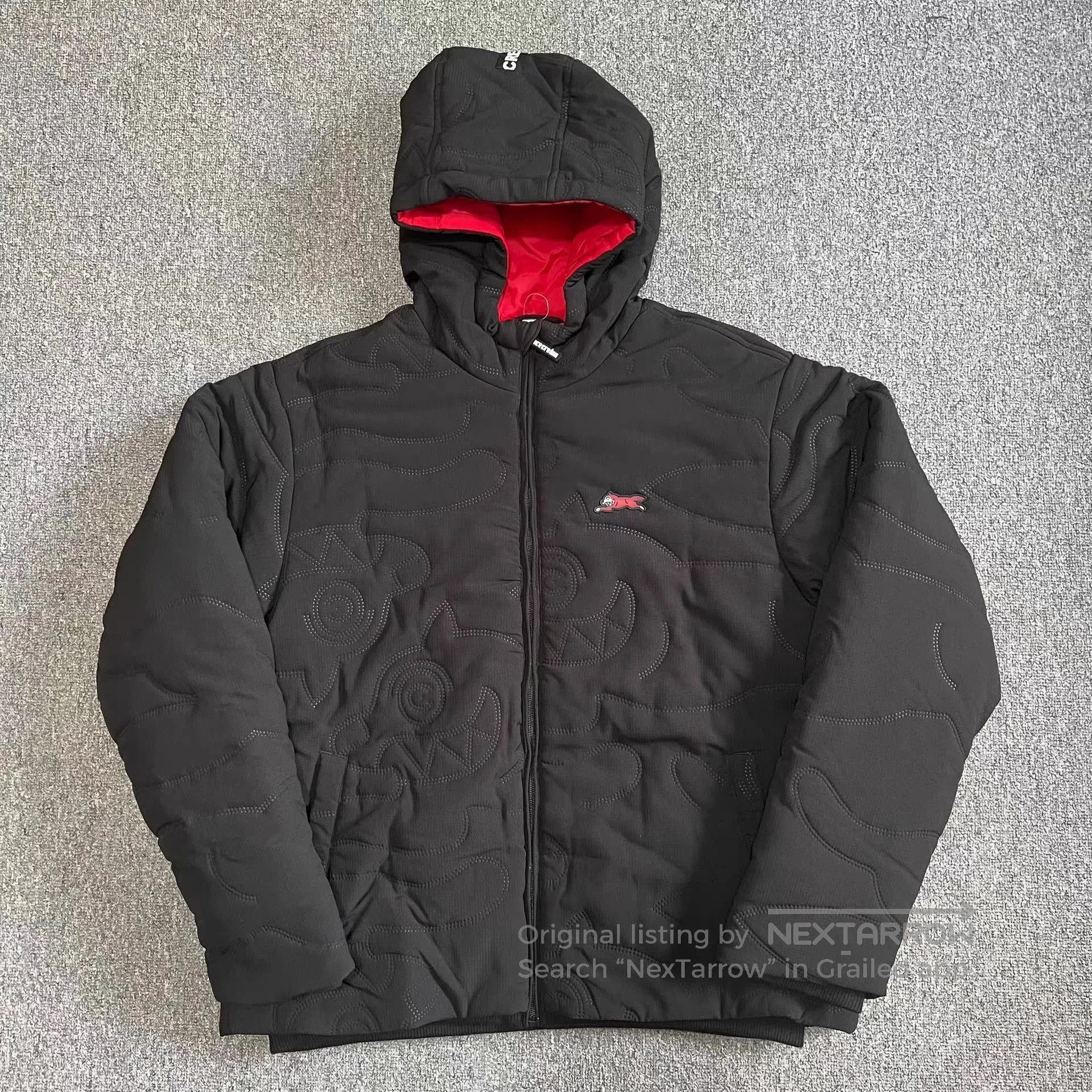 Billionaire Boys Club Black Quilted Hooded Jacket with Red Lining. Size US S / EU 44-46 / 1 - 1 Thumbnail