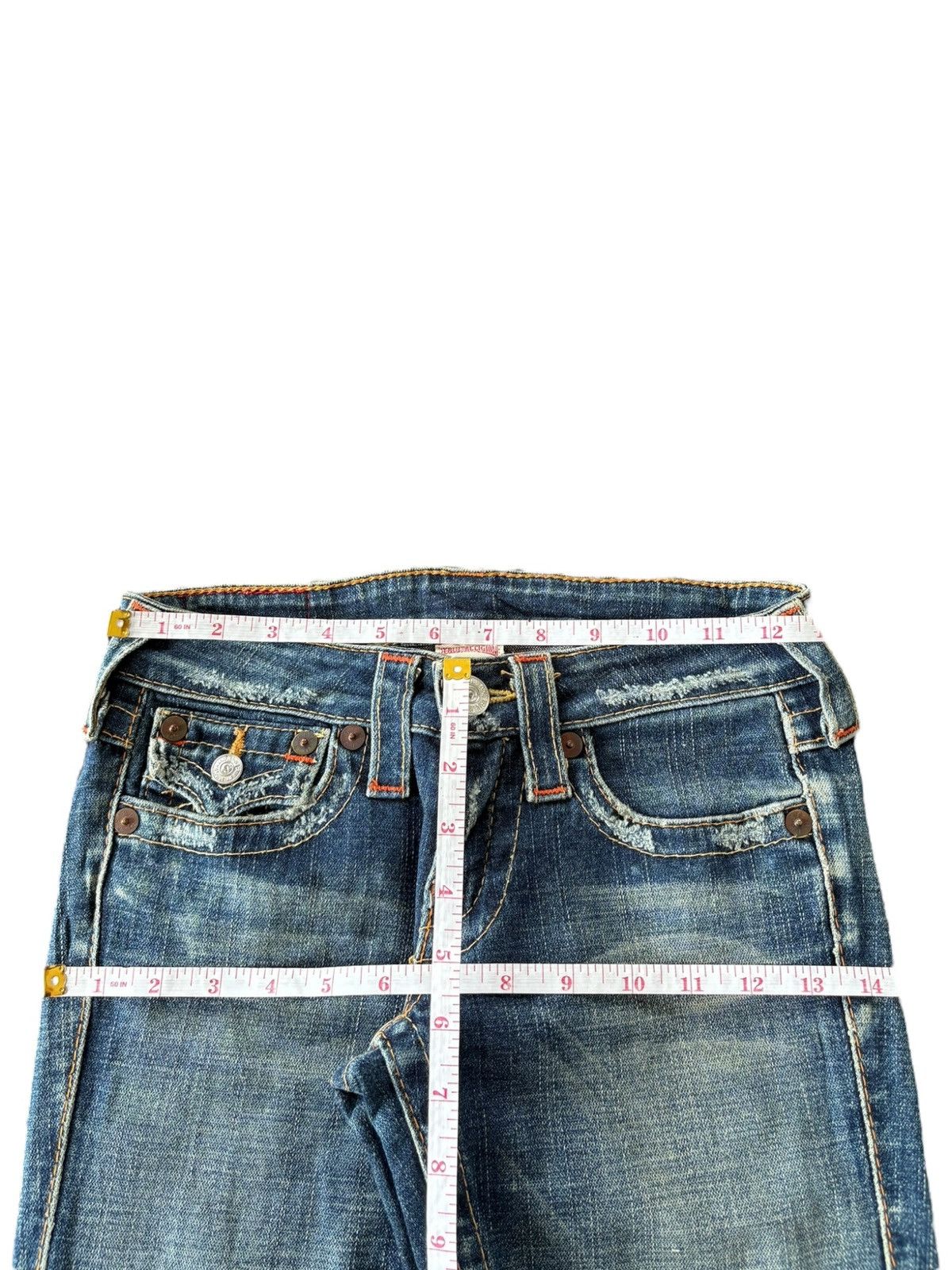 True Religion Vintage USA True Religion Joey Distressed Flare Jeans Size 26" / US 2 / IT 38 - 6 Thumbnail