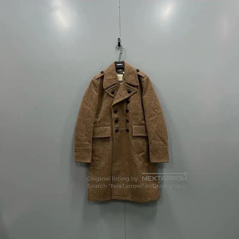 Burberry Burberry Brown Wool Spring Autumn Long Coat. Size M / US 6-8 / IT 42-44 - 1 Thumbnail