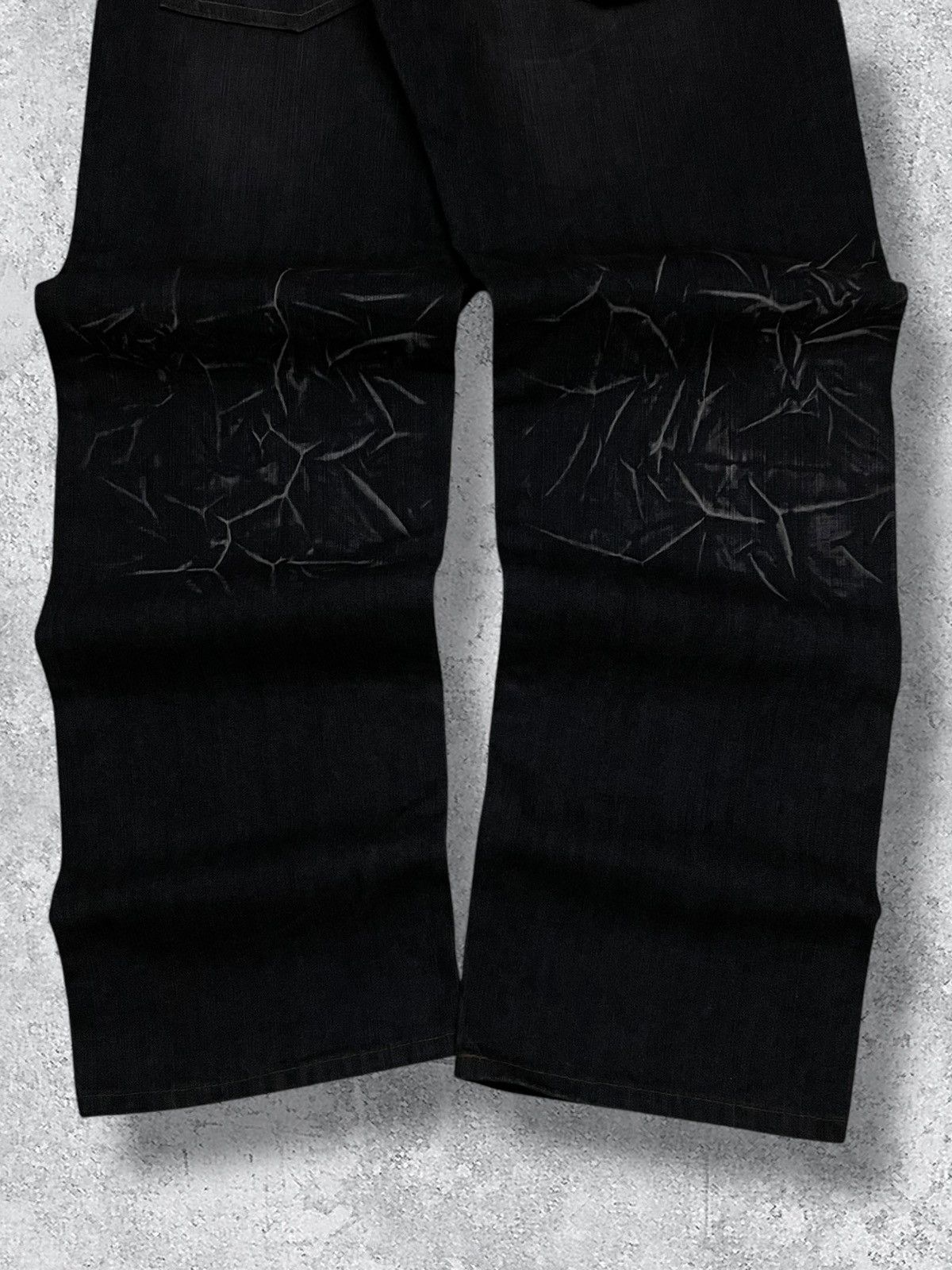 Japanese Brand Vintage Japan 90’s Designer Nine Rulaz Creature Baggy Denim Size US 34 / EU 50 - 9 Thumbnail