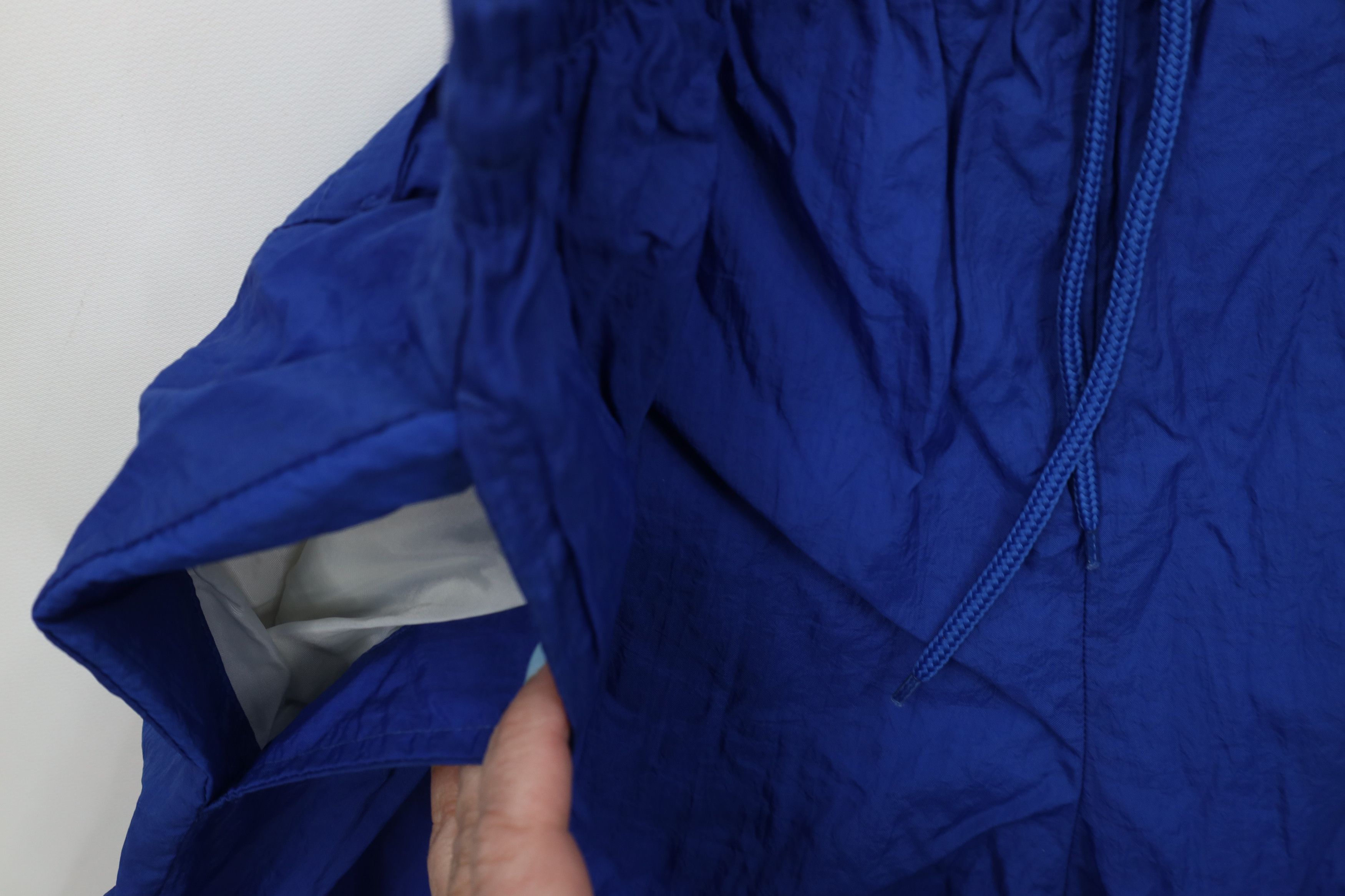 Vintage Vintage 90s Streetwear Lined Windbreaker Joggers Pants Blue Size US 34 / EU 50 - 6 Thumbnail