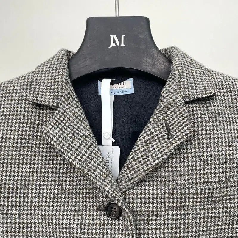 Miu Miu Miu Miu Women's Grey Wool Jacket . Size L / US 10 / IT 46 - 2 Thumbnail