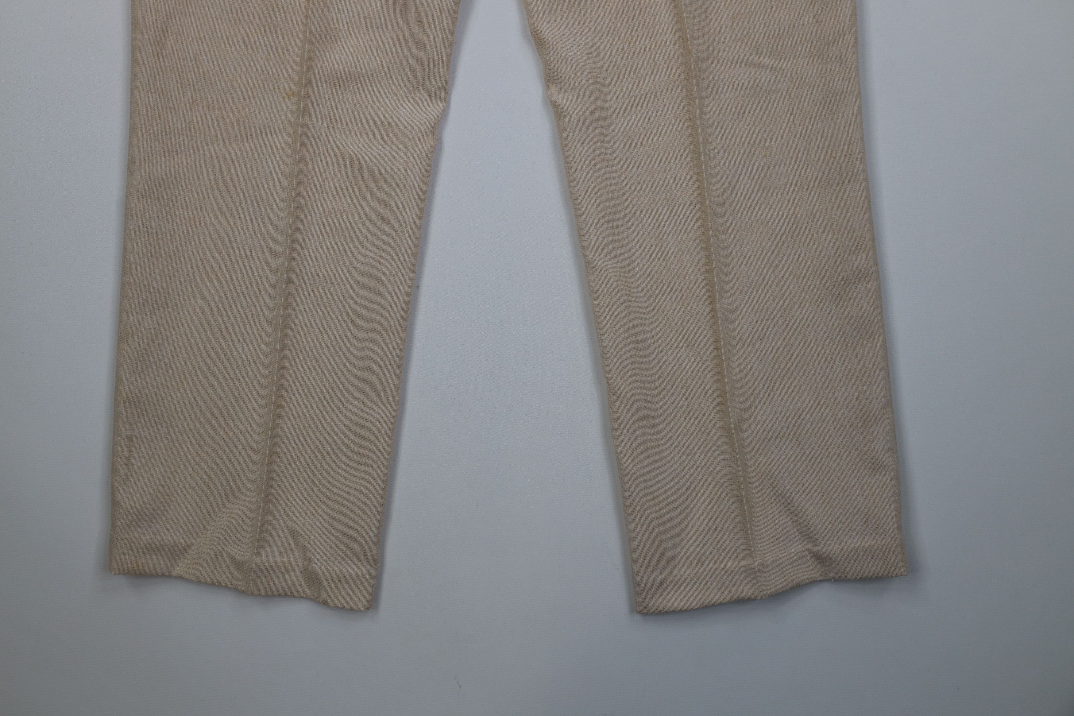 Vintage Vintage 70s Streetwear Knit Flared Wide Leg Chino Pants USA Size US 34 / EU 50 - 13 Thumbnail