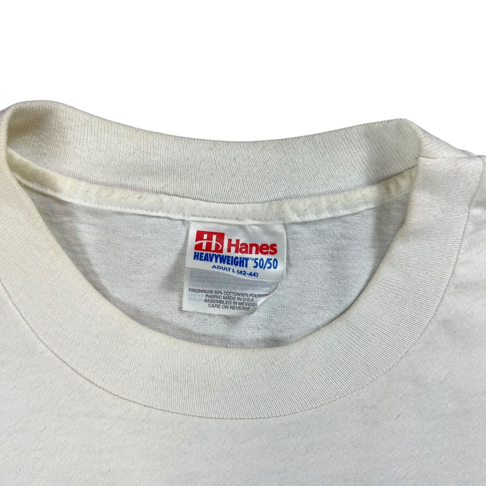 Hanes × Vintage Vintage 90s Watkins Glen Drug Free Environment tee (L) Size US L / EU 52-54 / 3 - 3 Thumbnail