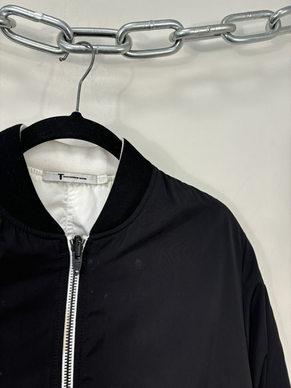 T by Alexander Wang T By Alexander Wang Black/White Luxury Hype Bomber Jacket Size S / US 4 / IT 40 - 7 Thumbnail