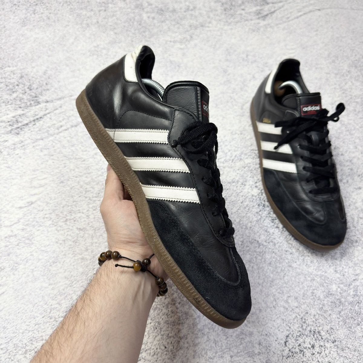 Adidas × Vintage Adidas Samba Black/White US12 UK11.5 EU46 JP30 Size US 12 / EU 45 - 5 Thumbnail