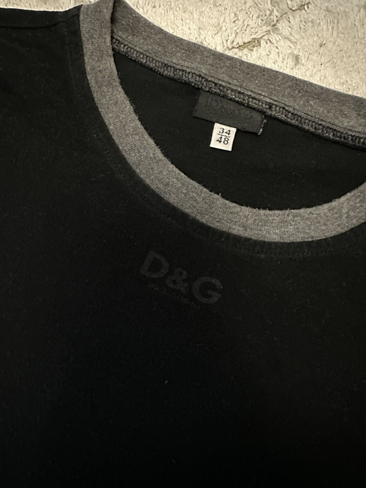 Dolce & Gabbana Dolce Gabbana Black Small Logo Longsleeve luxury hype y2k Size M / US 6-8 / IT 42-44 - 3 Thumbnail