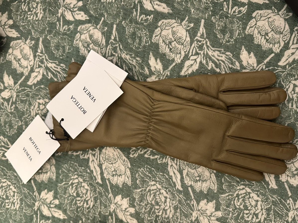 Bottega Veneta Bottega Veneta Leather & Cashmere Gloves Size ONE SIZE - 7 Thumbnail