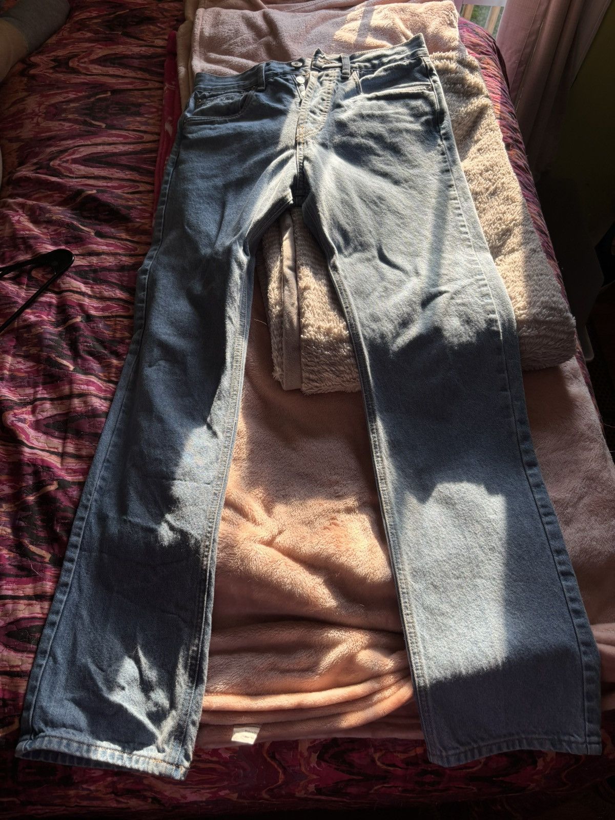 G59 Records g59 logo lightwash blue jeans Size US 30 / EU 46 - 4 Thumbnail