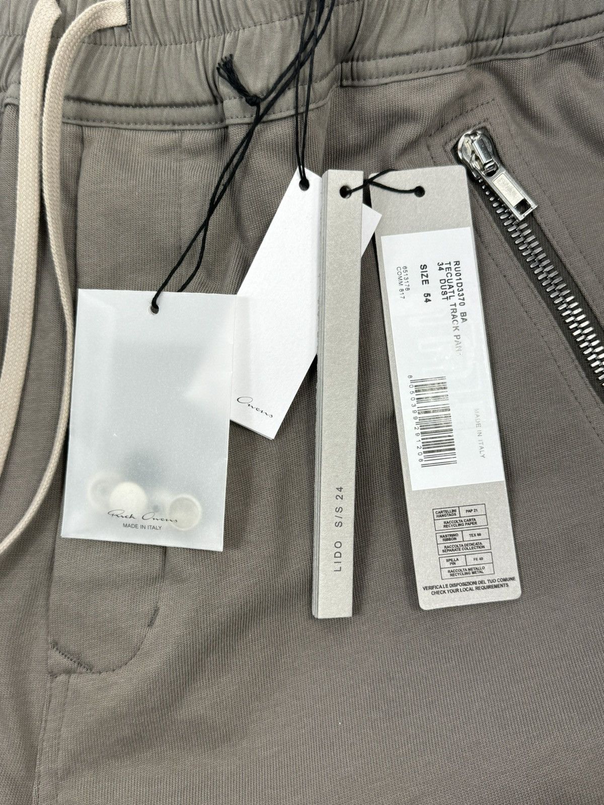 Rick Owens TECUATL TRACK PANTS Size US 36 / EU 52 - 7 Thumbnail