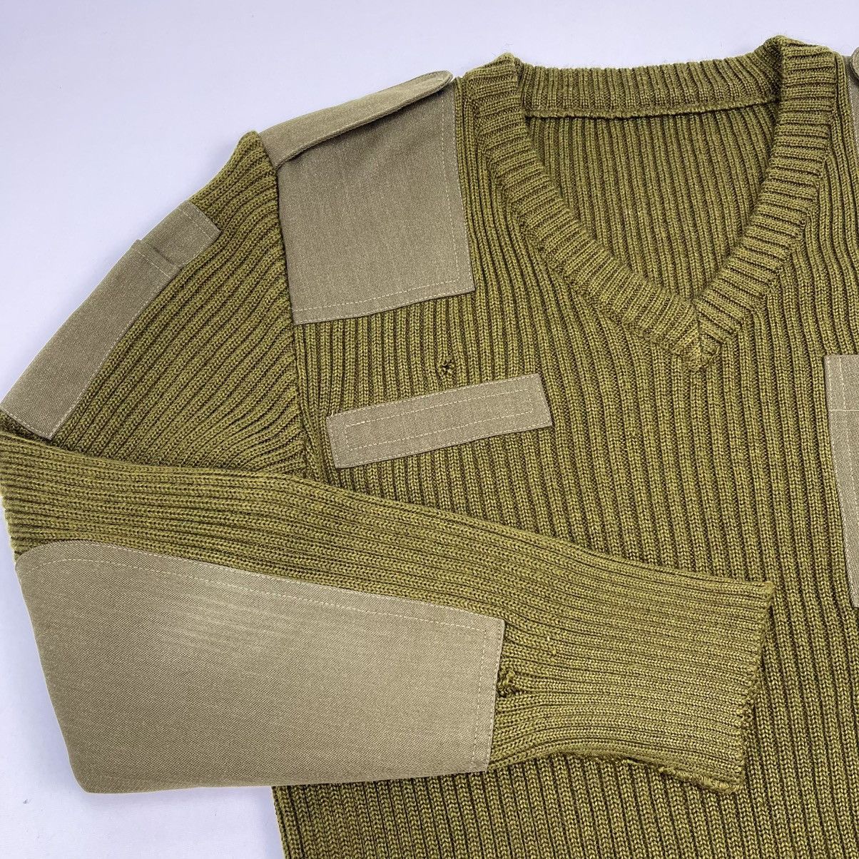 Vintage Vintage military surplus utility knit sweater Size US M / EU 48-50 / 2 - 2 Thumbnail