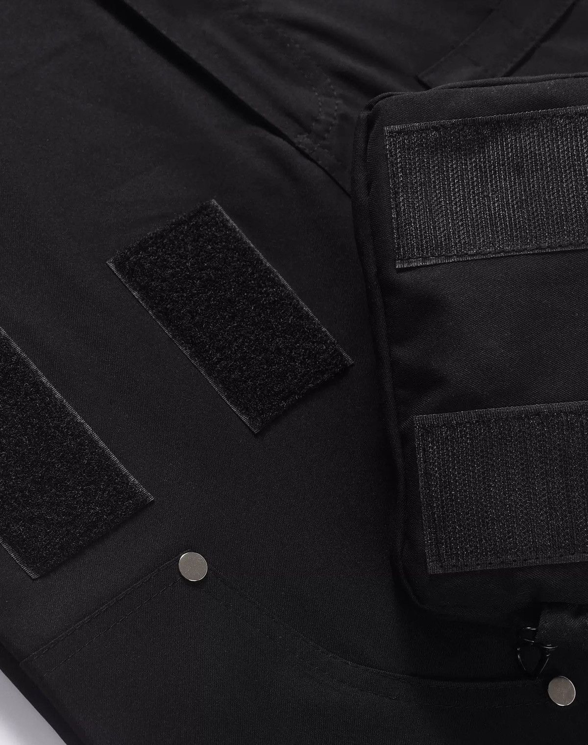 Japanese Brand × Vintage Avant garde removable pocket back zip grunge flare pants Size US 32 / EU 48 - 6 Thumbnail