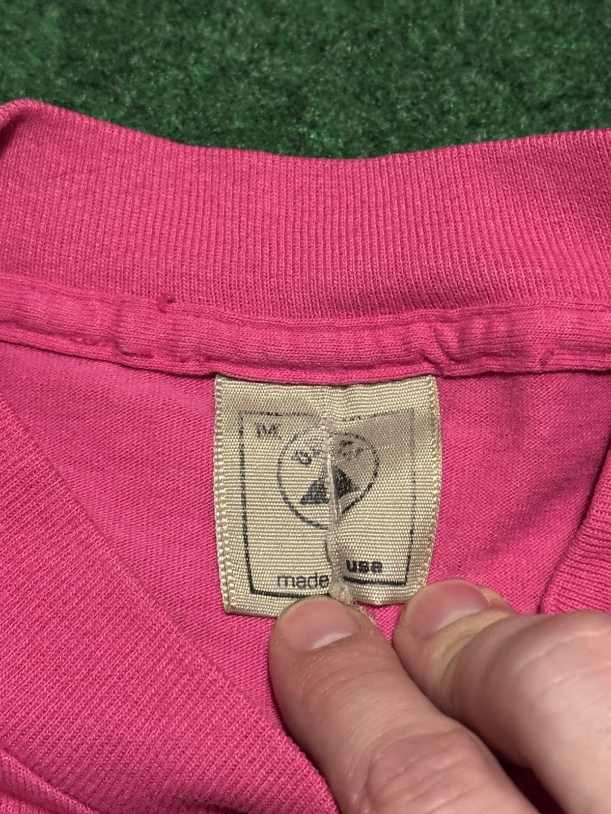 Vintage Vintage 80s Horse Animal Print Tee Pink Med Retro T Shirt Size M / US 6-8 / IT 42-44 - 4 Thumbnail