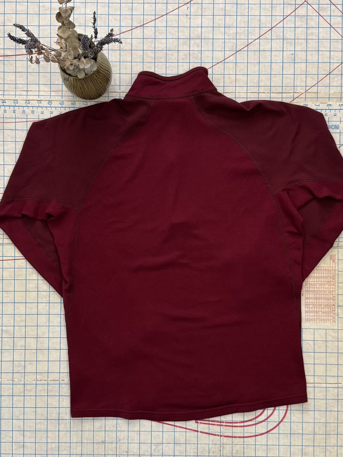 Patagonia Patagonia 1/4 Zip Base Layer Maroon Red Size Large Mens Size US L / EU 52-54 / 3 - 9 Thumbnail