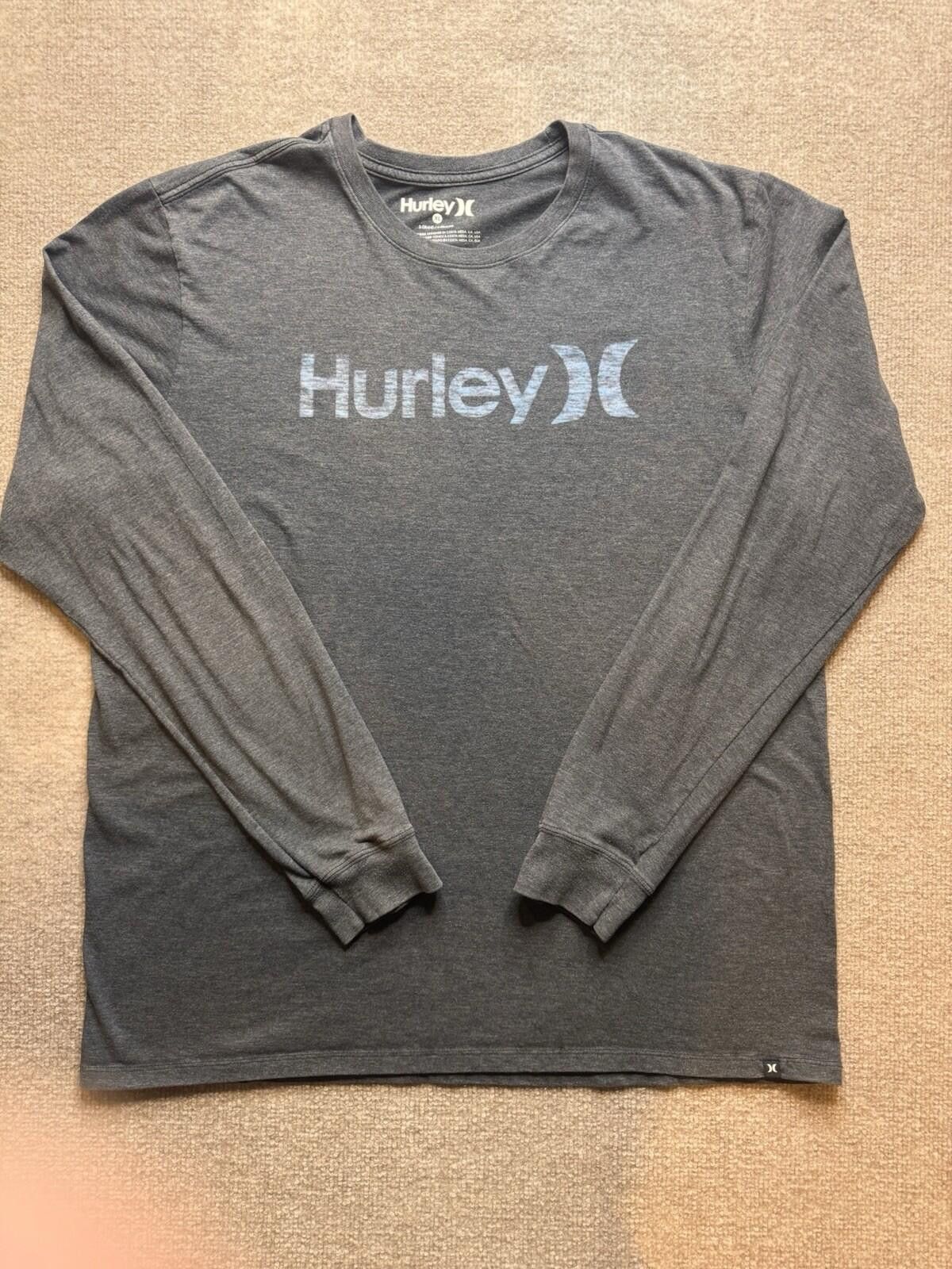 Hurley Hurley Tee Gray Long Sleeve Crew Neck Men's Size Med 763 Size US M / EU 48-50 / 2 - 2 Thumbnail