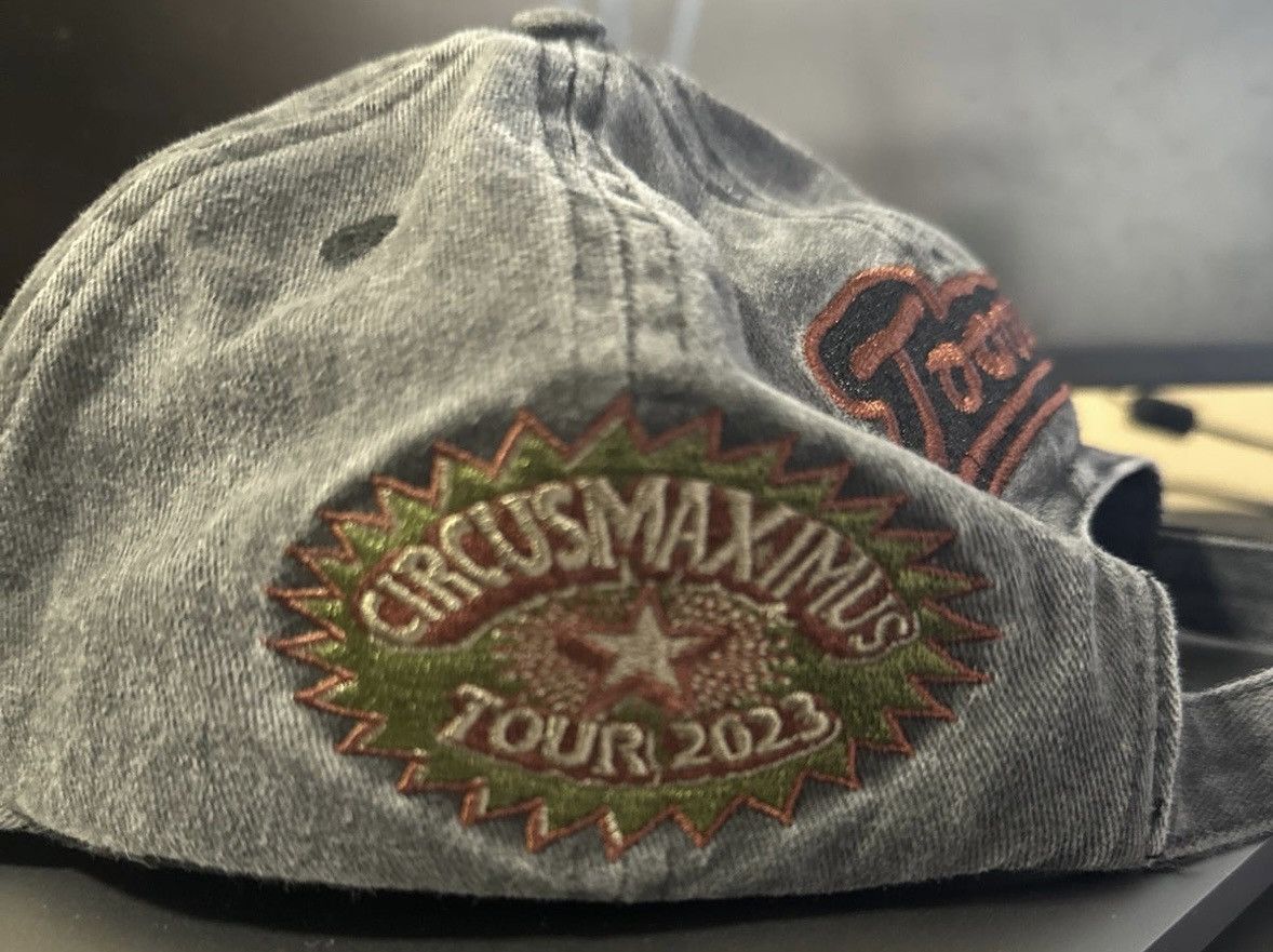 Travis Scott Travis Scott Circus Maximus 2023 Utopia Tour Strapback Hat Size ONE SIZE - 4 Thumbnail