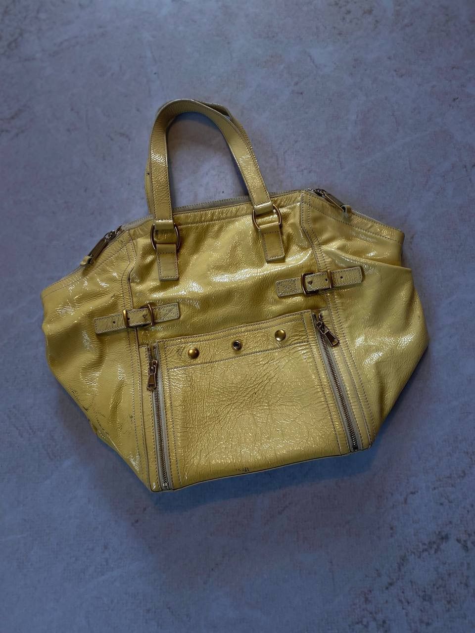 Vintage × Yves Saint Laurent Vintage Yves Saint Laurent Avant Garde Leather Shoulder Bag Size ONE SIZE - 1 Thumbnail