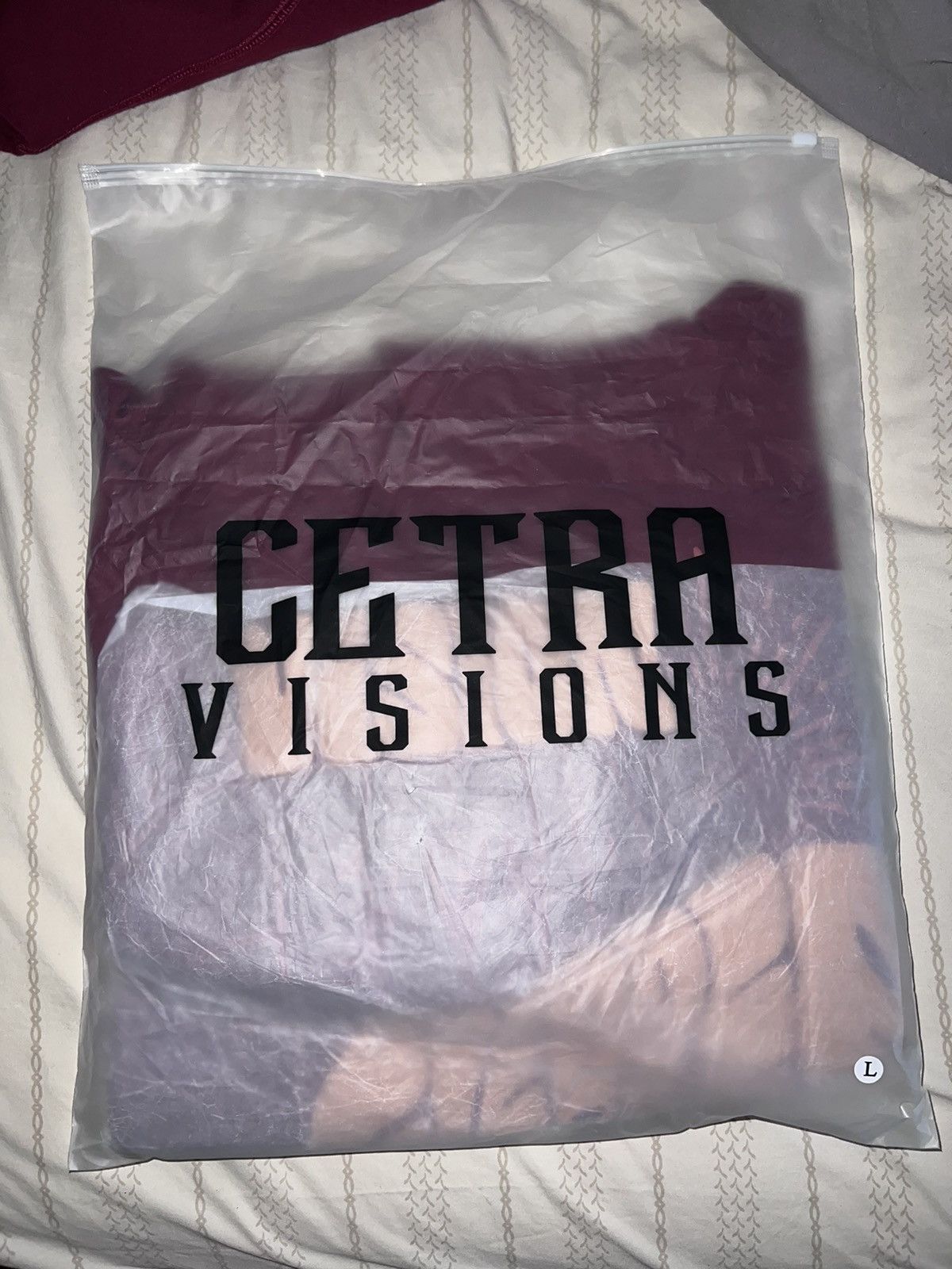image of Cetra Visions Hoodie in Maroon, Men's (Size Large)