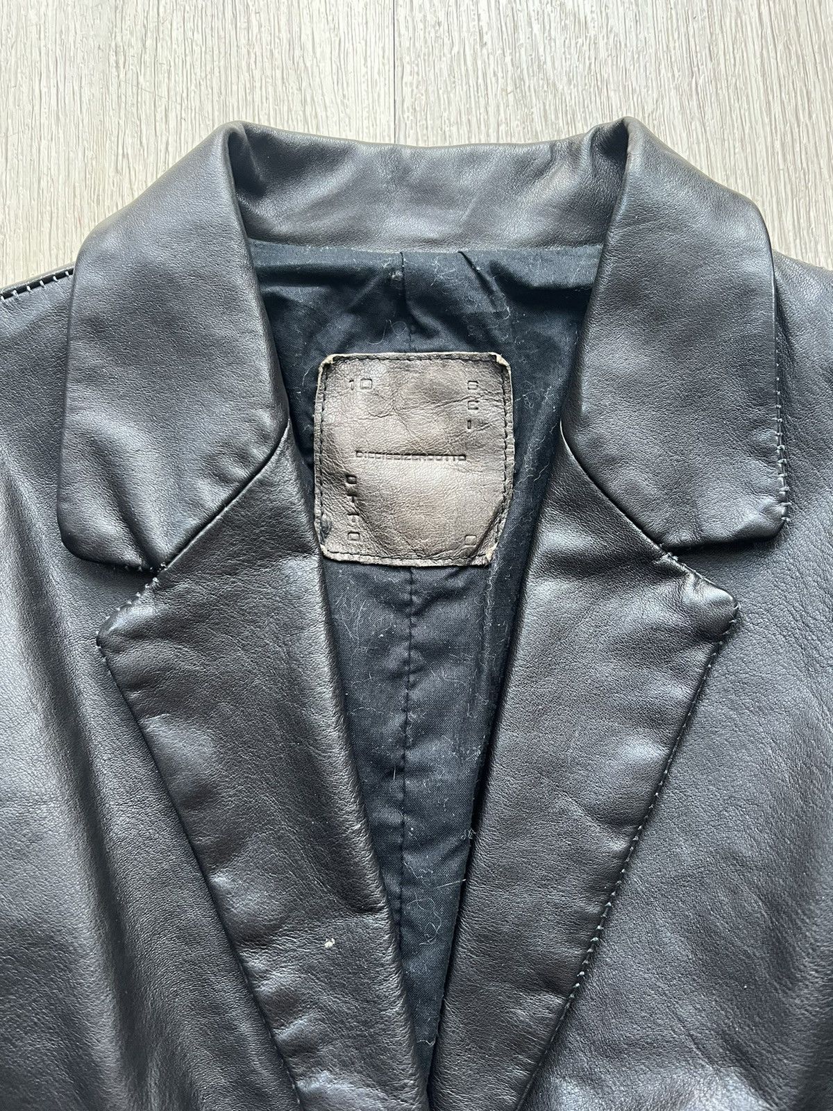 10sei0otto Dieciseizerootto leather blazer Size M / US 6-8 / IT 42-44 - 3 Thumbnail