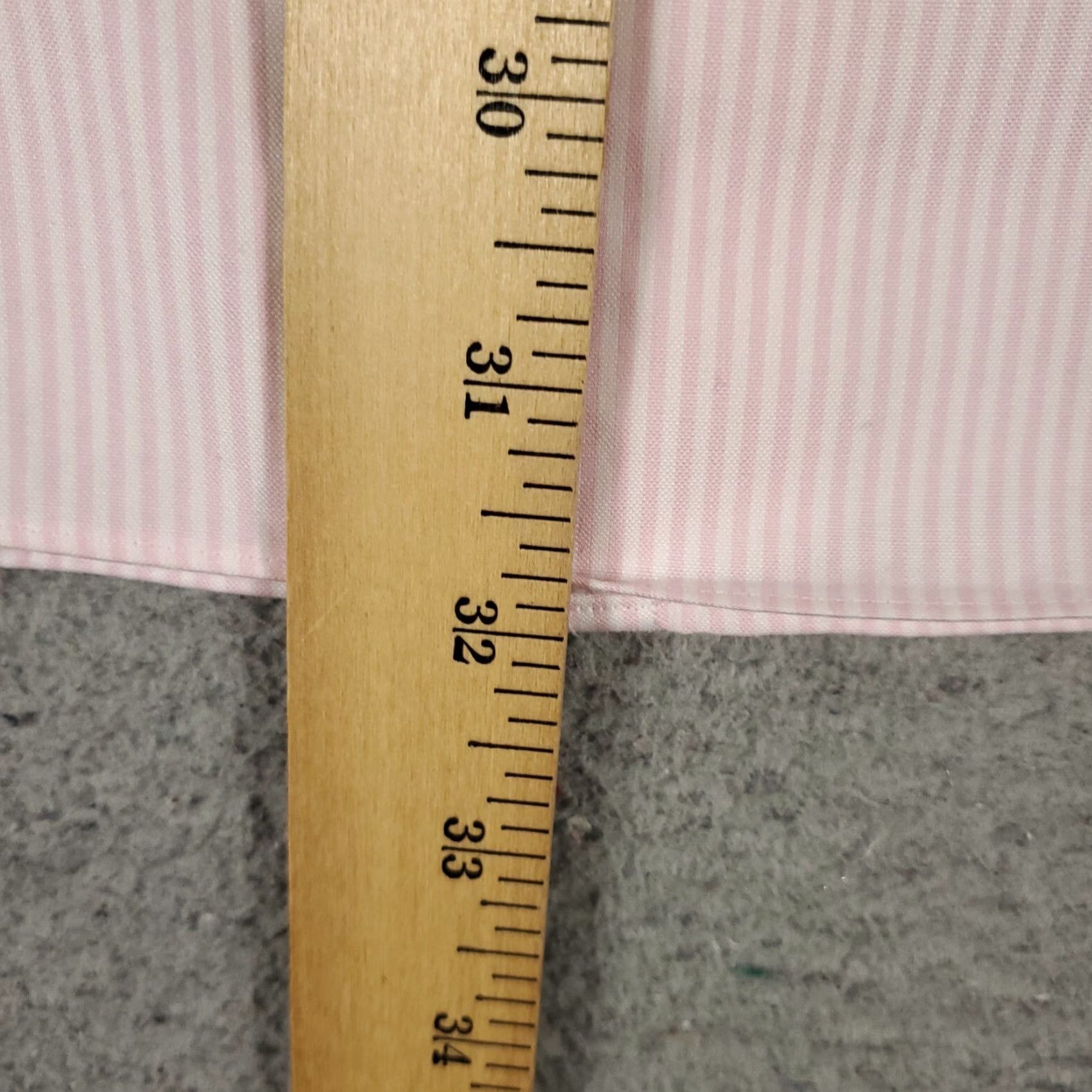 Brooks Brothers Brooks Brothers Dress Shirt Mens 16.5 Pink Striped Long Sleeve Button Up Regular Fit Size 42R - 5 Thumbnail