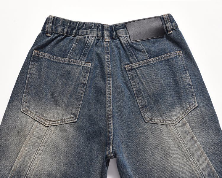 Japanese Brand × Jean High street wide leg blue wash scimitar cargo jeans y2k Size US 32 / EU 48 - 4 Thumbnail