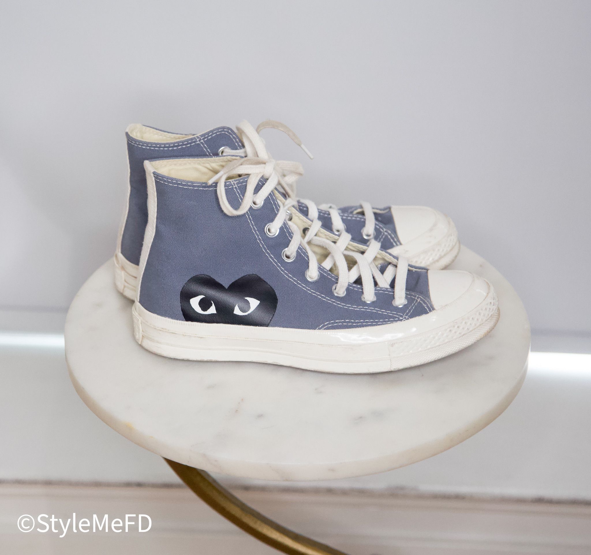 Grey Chuck Comme Des Garcons Converse X Comme Des Garçons CDG Play