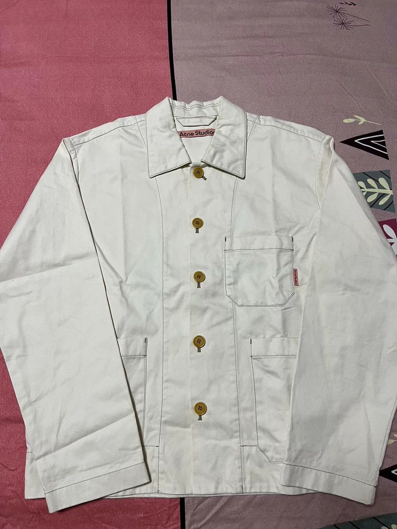 Acne Studios Acne studios Washed cargo jacket jacket 2502-Nextarrow Size US S / EU 44-46 / 1 - 1 Thumbnail