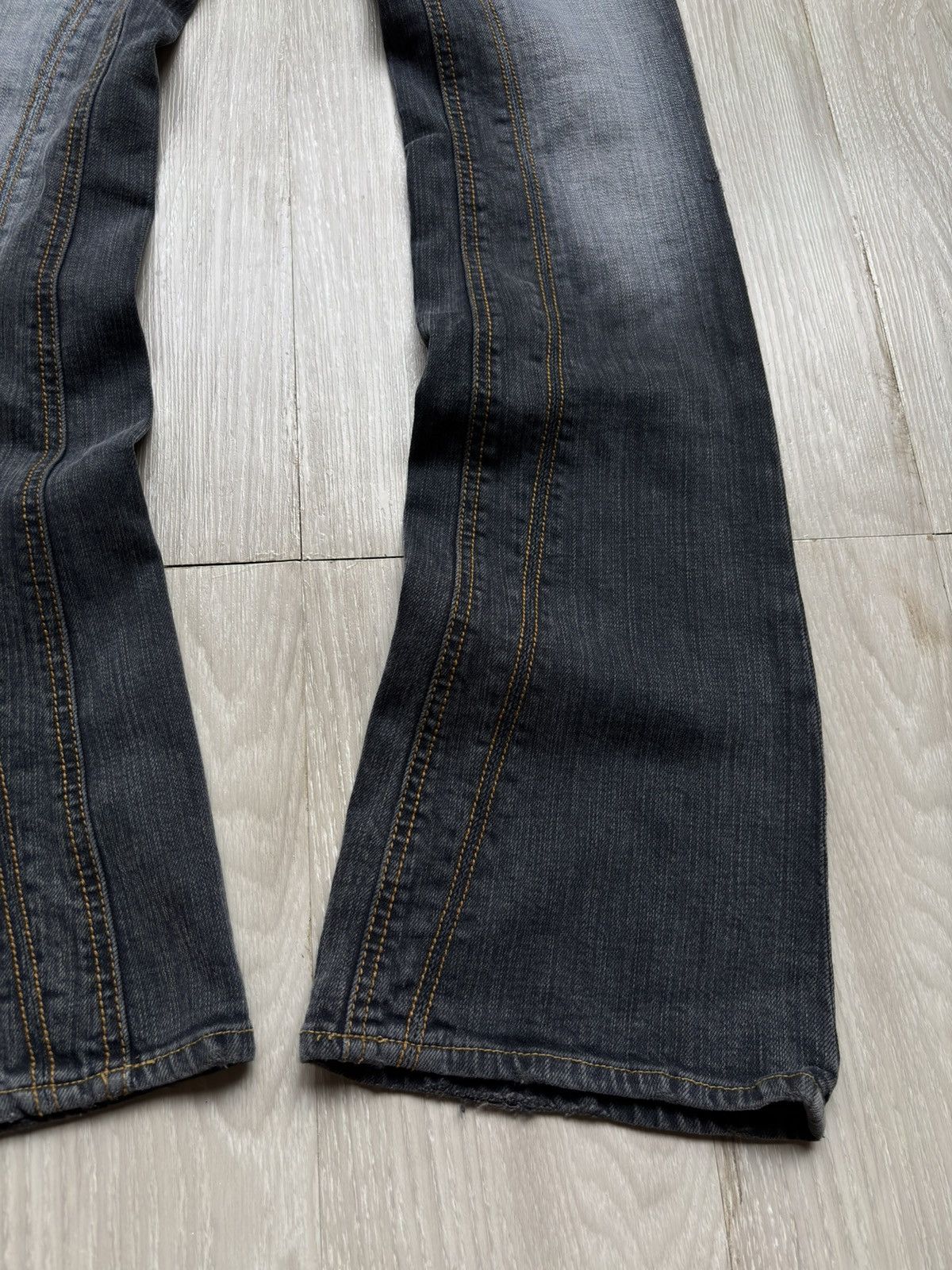 Japanese Brand VERTGARMENTS lace up flare jeans Size US 26 / EU 42 - 3 Thumbnail