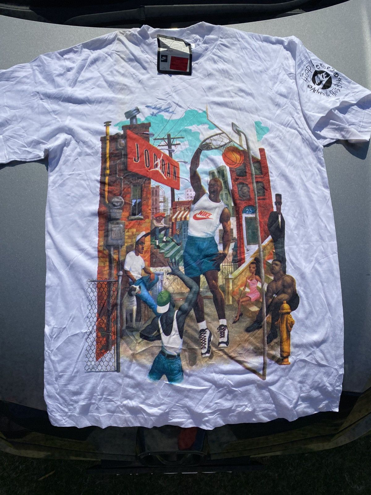 Nike Vintage nike 1991 hoop heroes michael jordan philip burke Size US XL / EU 56 / 4 - 2 Thumbnail