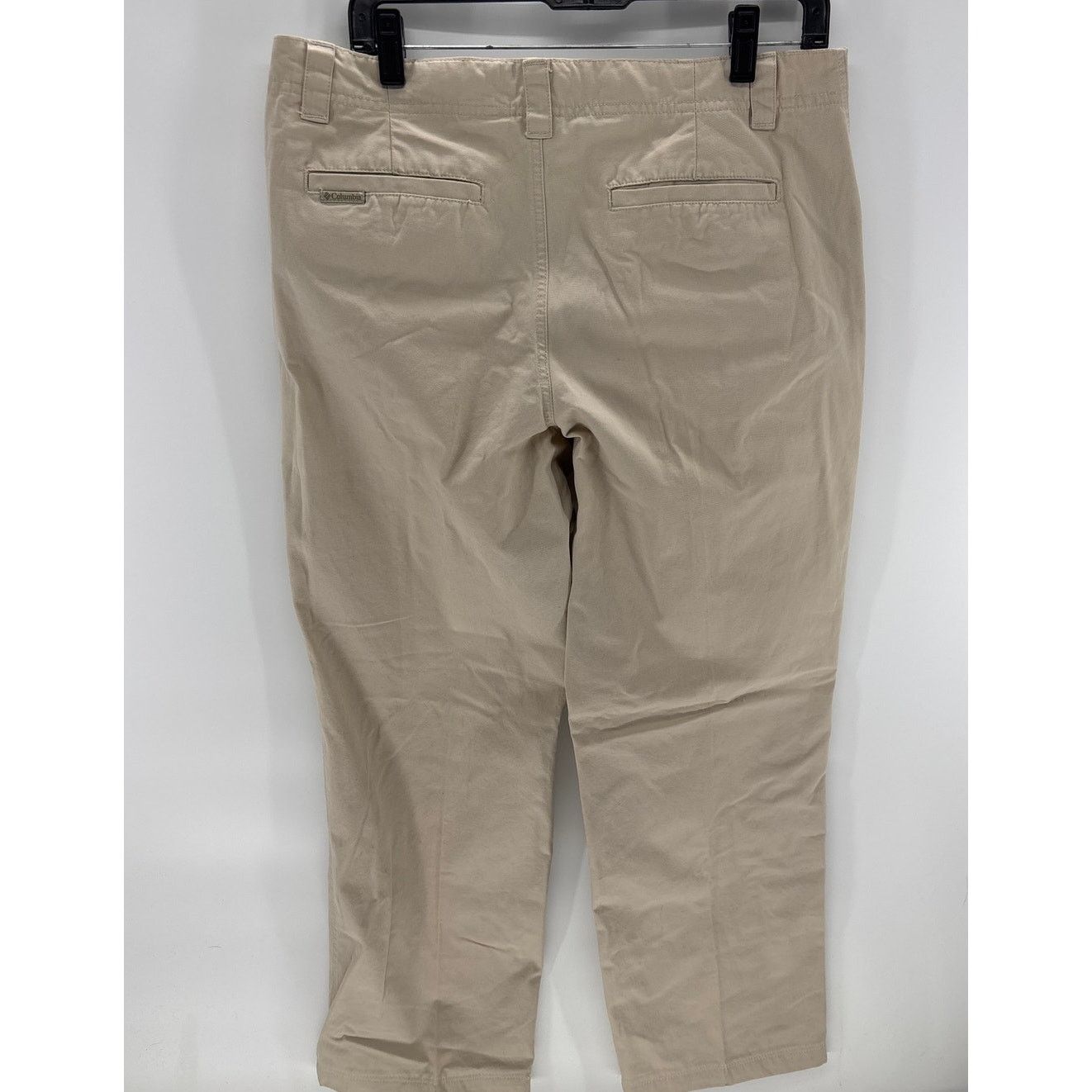 Columbia Columbia Women's Sz 10 Khaki flat front pants 100% Cotton Size 32" / US 10 / IT 46 - 3 Thumbnail