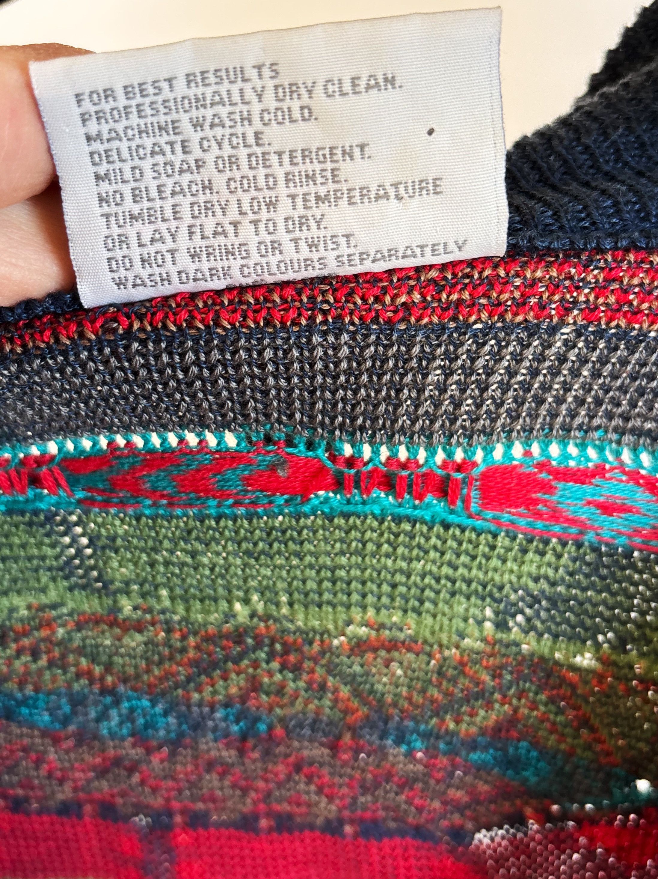 Coogi Vintage COOGI Cotton Cardigan – Size L Size US L / EU 52-54 / 3 - 5 Thumbnail