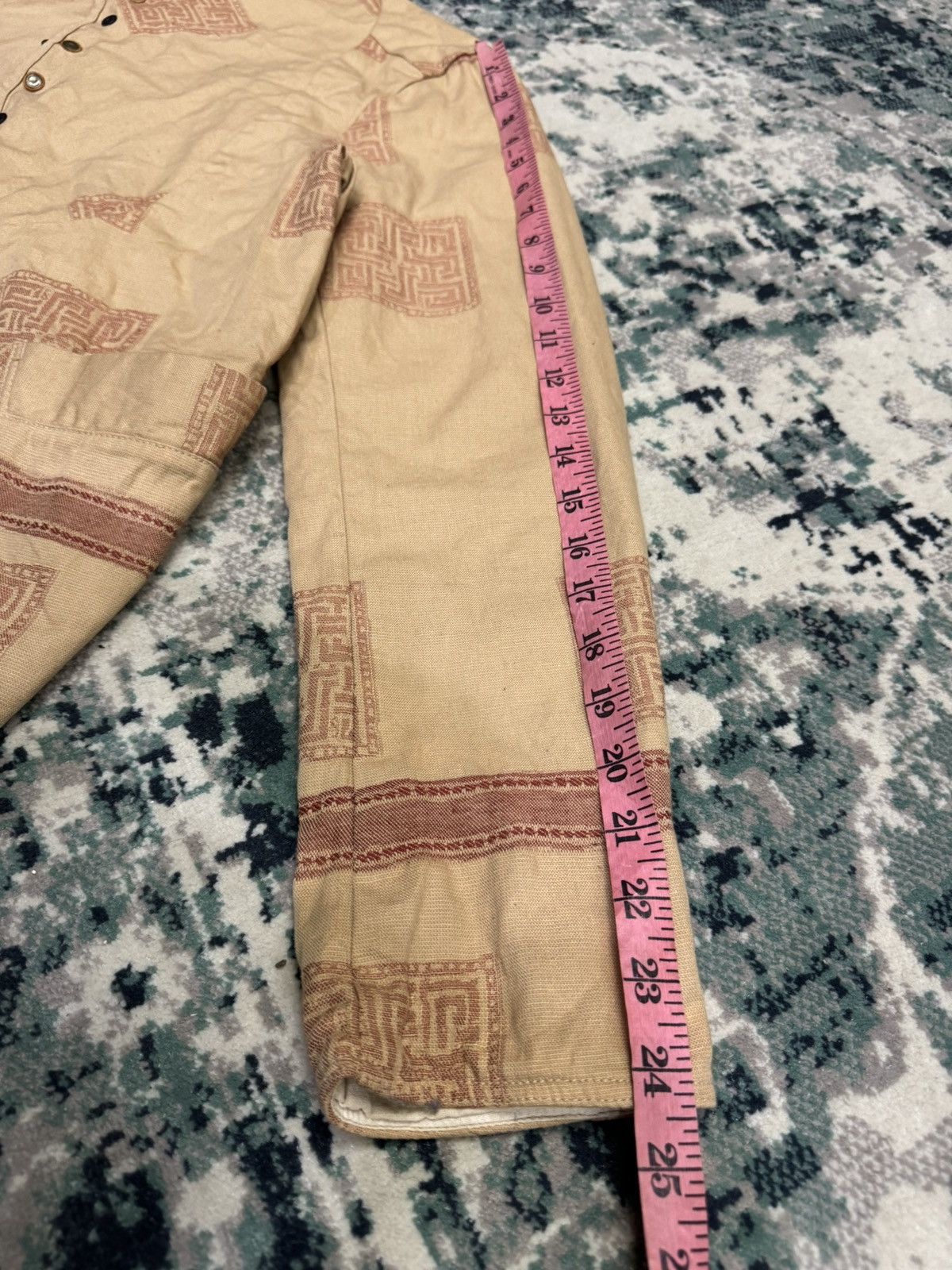 Kapital KAPITAL SHEMAGH PRINT NUMB MIXED FABRIC JACKET Size US S / EU 44-46 / 1 - 4 Thumbnail