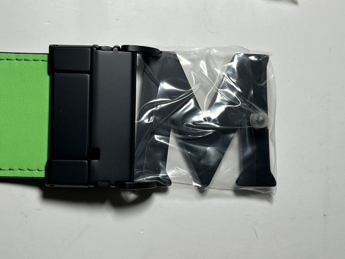 MCM MCM Reversible Belt Black/Neon Green. Black M Buckle New Size ONE SIZE - 12 Thumbnail