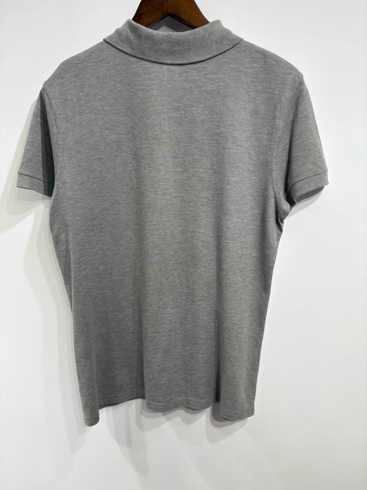 Saint Laurent Paris Saint Laurent Men's Grey Short Sleeve Polo Shirt K29 Size US L / EU 52-54 / 3 - 2 Thumbnail