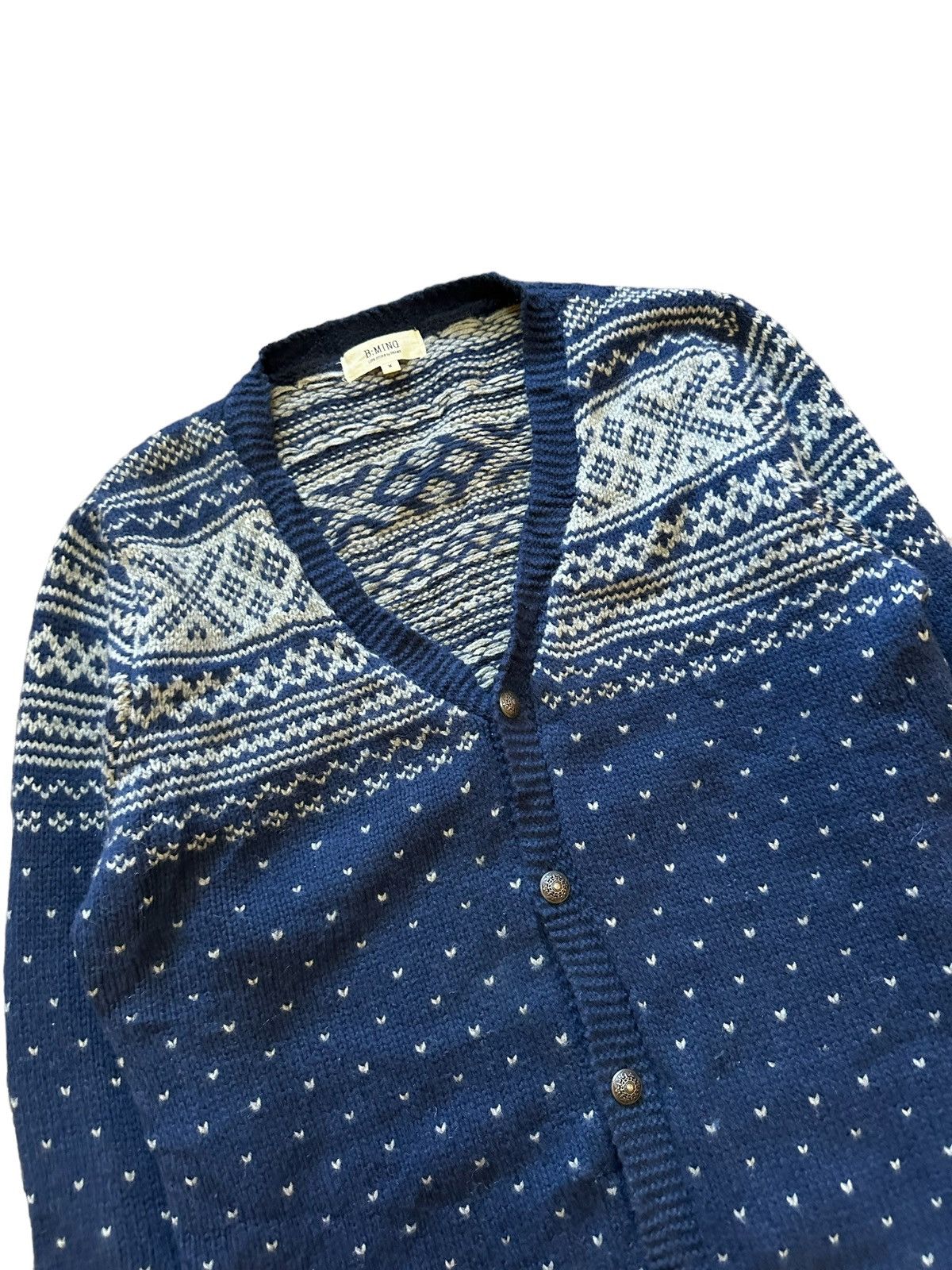 Beams Plus × Japanese Brand Vintage Beams Cardigan Size US M / EU 48-50 / 2 - 2 Thumbnail