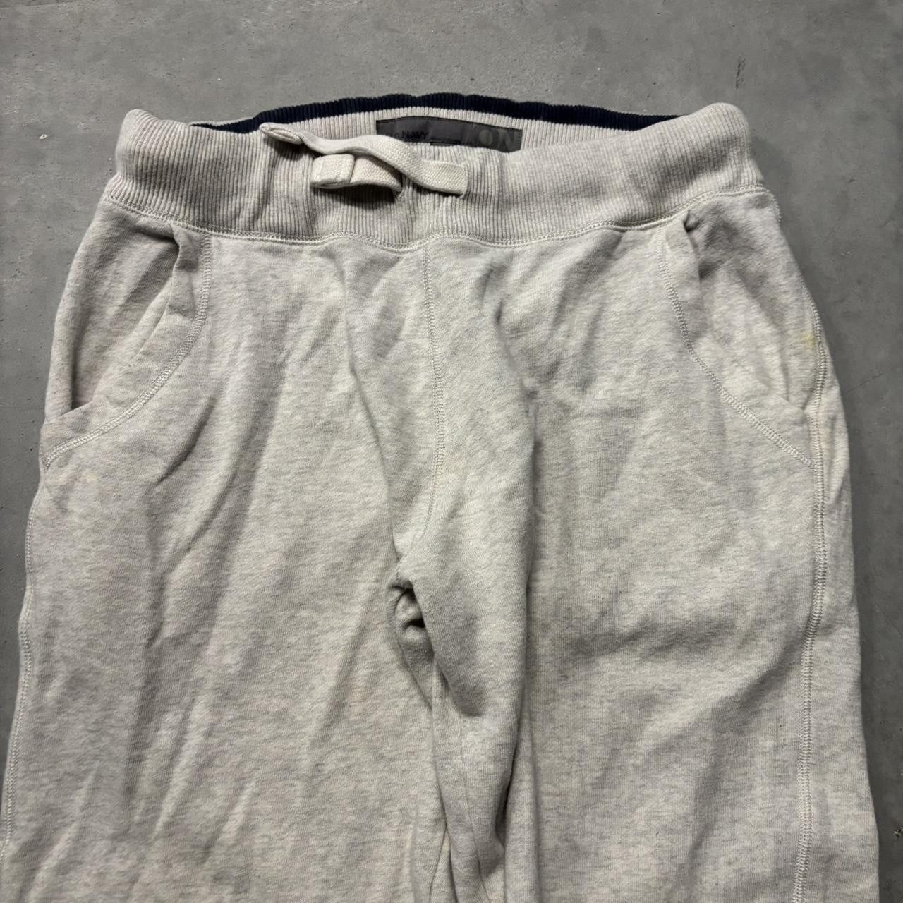 Japanese Brand × Vintage Crazy Vintage Y2K/2000s Light Grey Streetwear Skater Essential Sweatpants! Size US 32 / EU 48 - 4 Thumbnail
