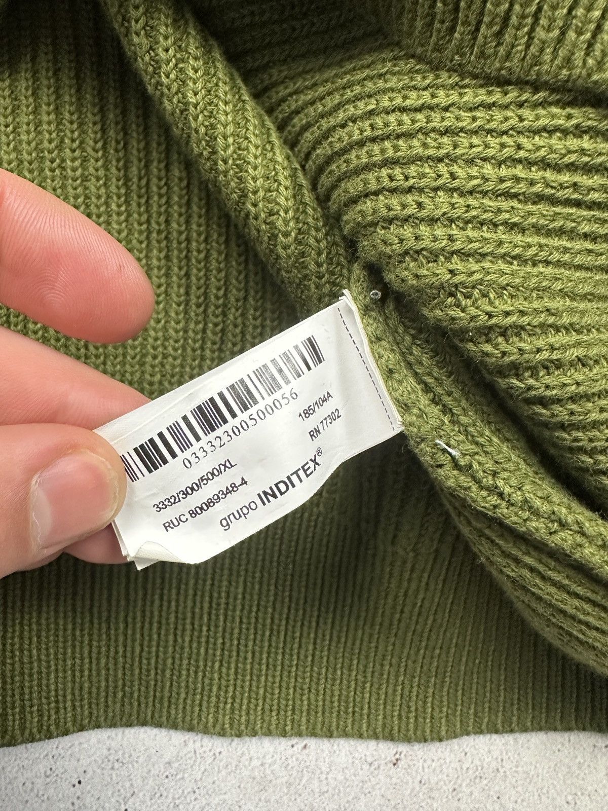 Zara Zara Cotton Half Zip Sweater Size XL Size US XL / EU 56 / 4 - 4 Thumbnail