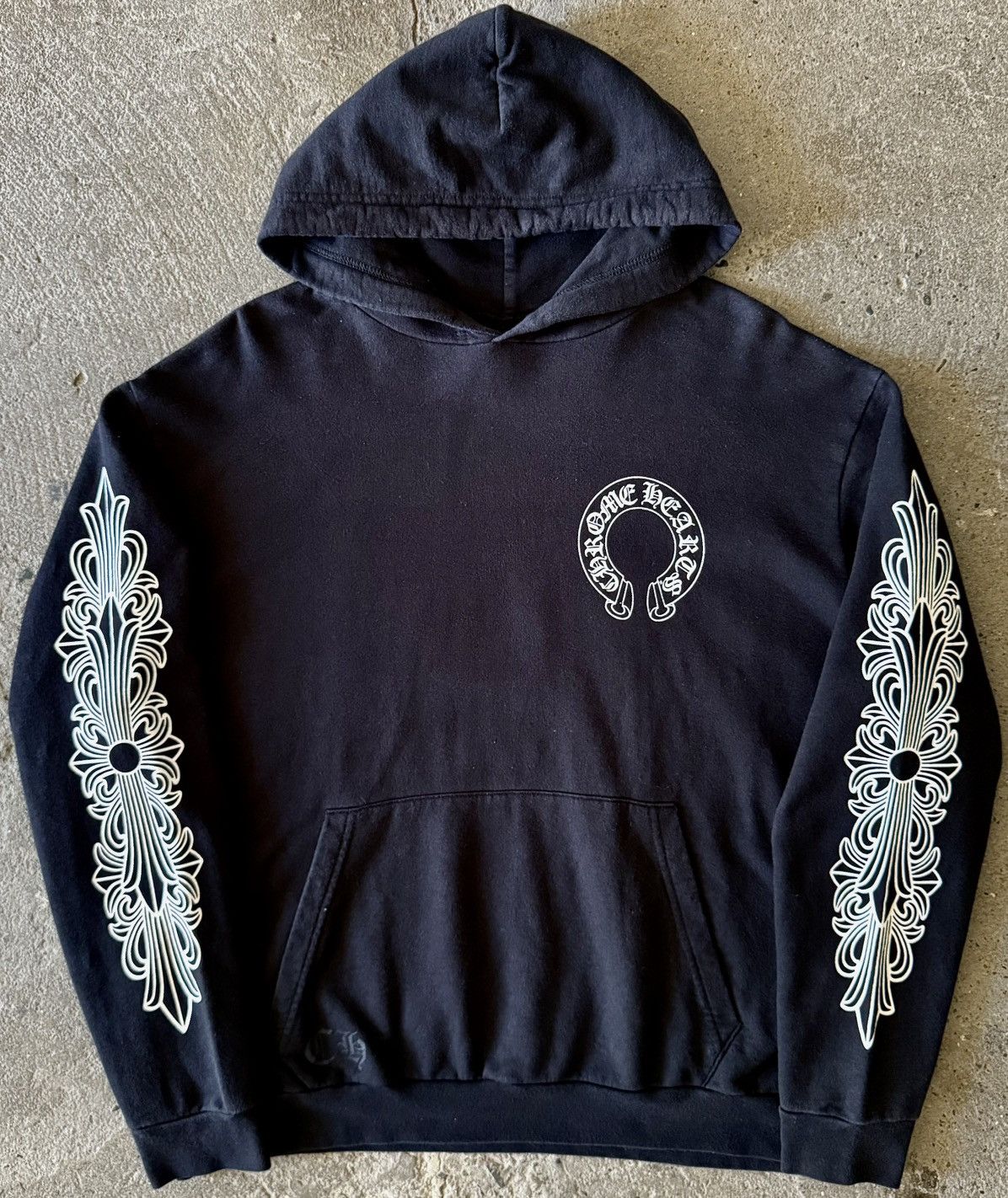 Chrome Hearts Chrome Hearts - Oversized - Floral / Horse Shoe - Hoodie Size US XL / EU 56 / 4 - 1 Thumbnail