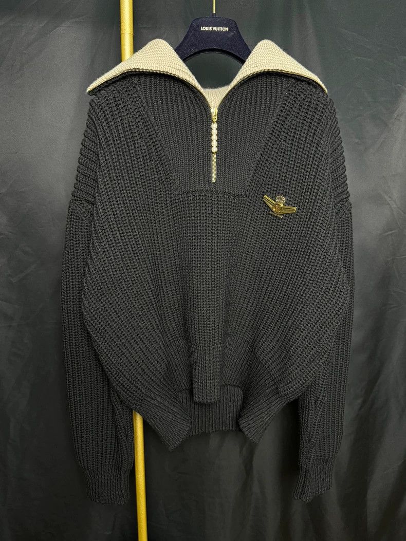Louis Vuitton Louis Vuitton 25SS25 Spring/Summer Black Badge Pullover swe Size US M / EU 48-50 / 2 - 1 Thumbnail