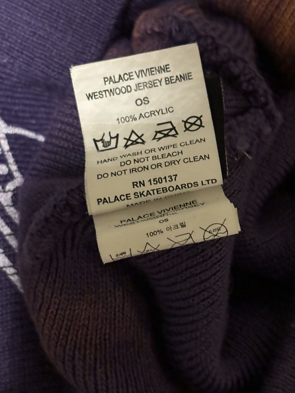 Vivienne Westwood cap with palace