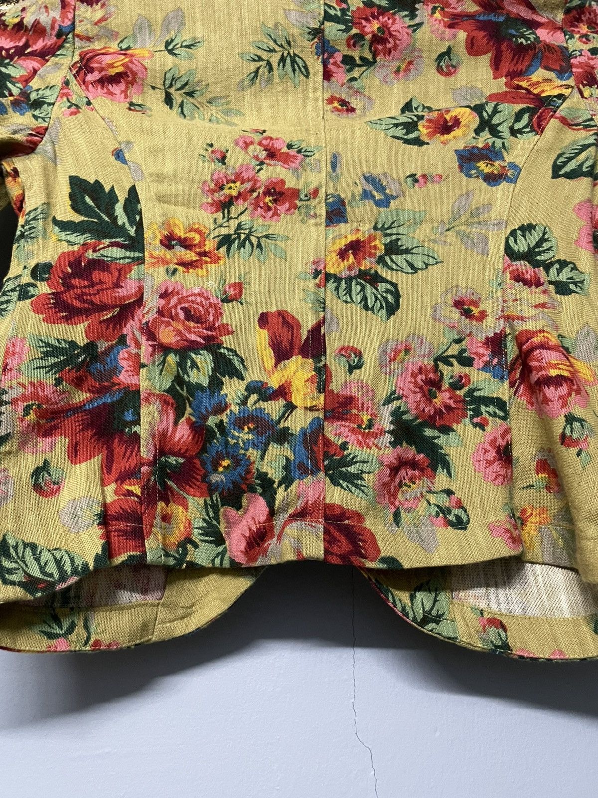 Vintage 90s Issey Miyake Sunaokuwahara Inspired Floral Vest