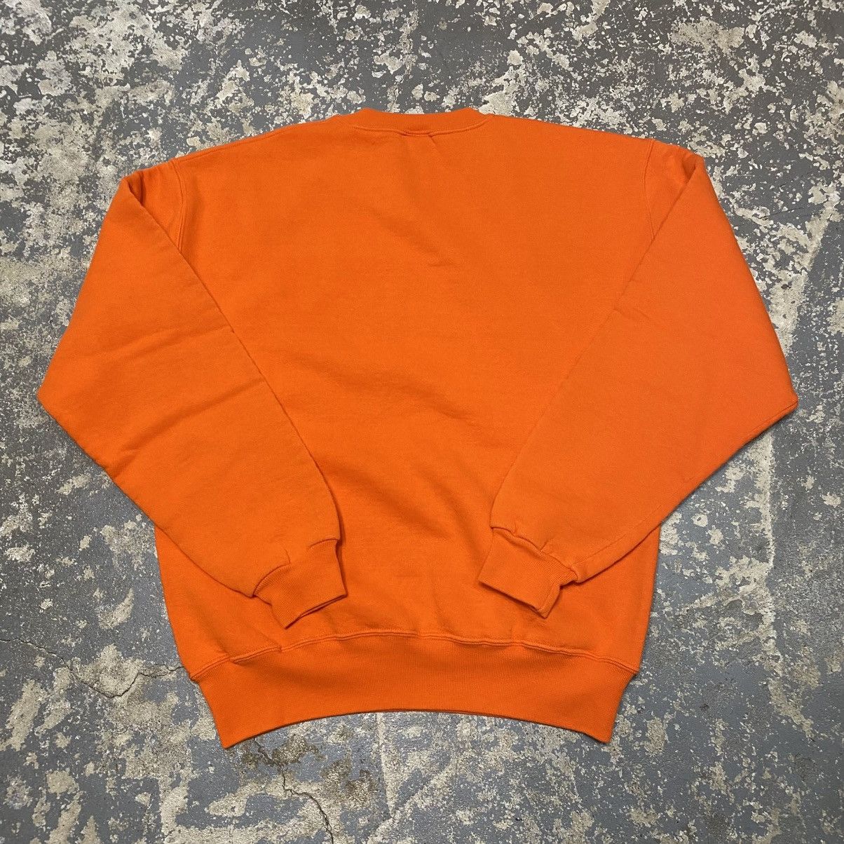 Russell Athletic × Vintage Vintage Russell Athletic Orange Blank Crewneck Hoodie Size US M / EU 48-50 / 2 - 7 Thumbnail