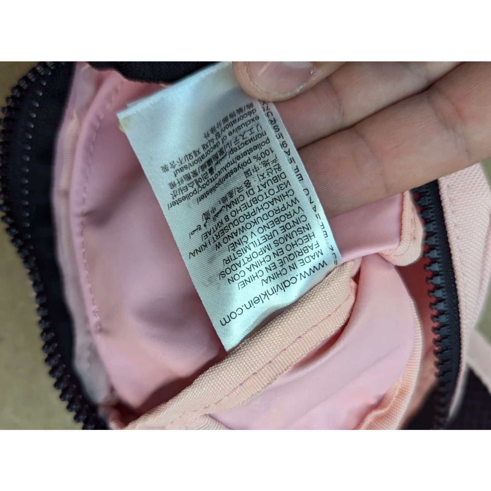 Calvin Klein Calvin Klein Belt Bag Pink Womens Monogram Fanny Waistbag Medium Size ONE SIZE - 7 Thumbnail