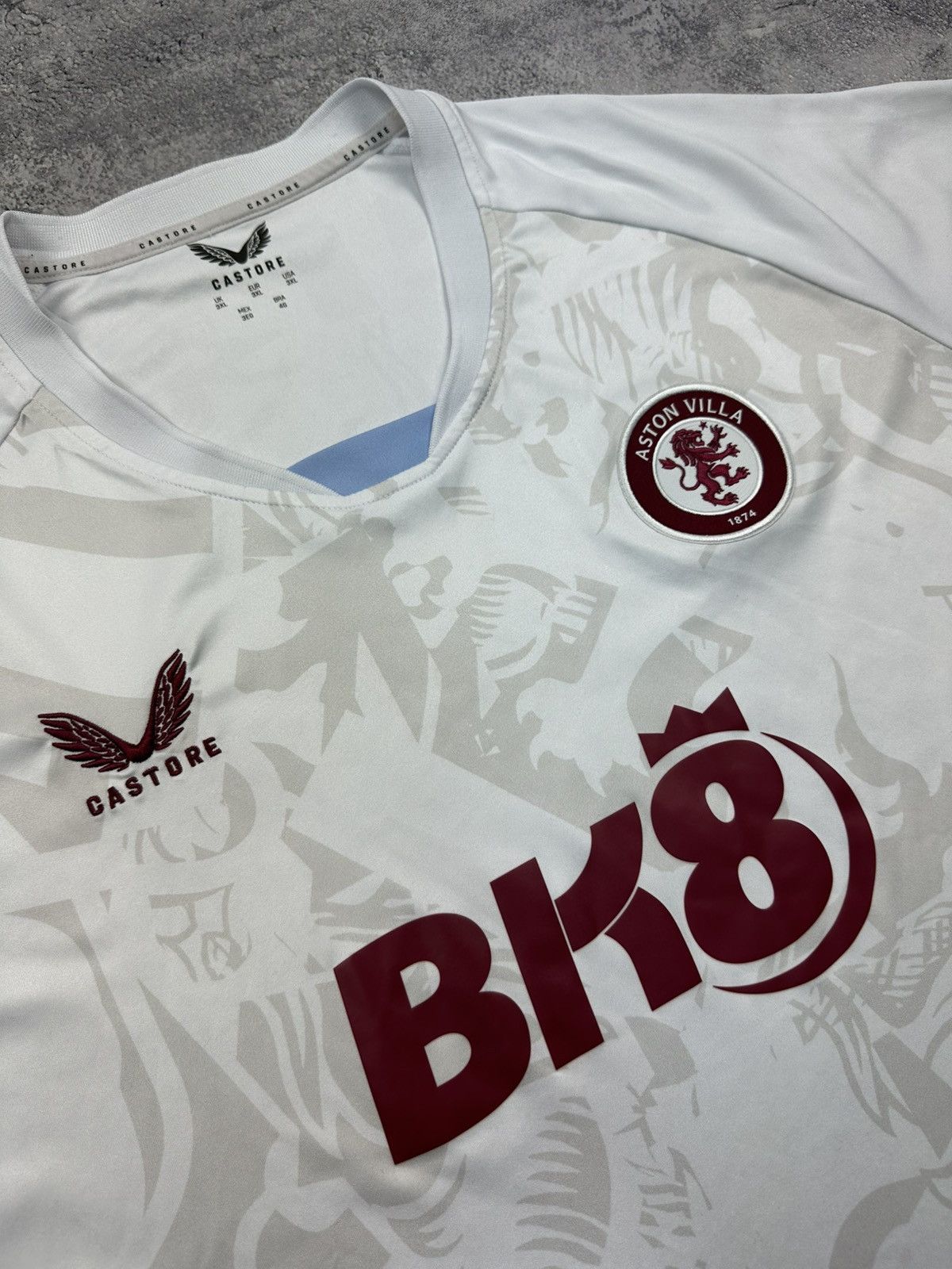 Castore Aston Villa 2023/2024 Castore Football Soccer Jersey Shirt Size US XXL / EU 58 / 5 - 8 Thumbnail